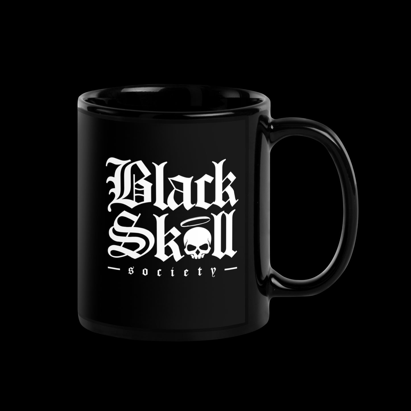 Black Skull Mug