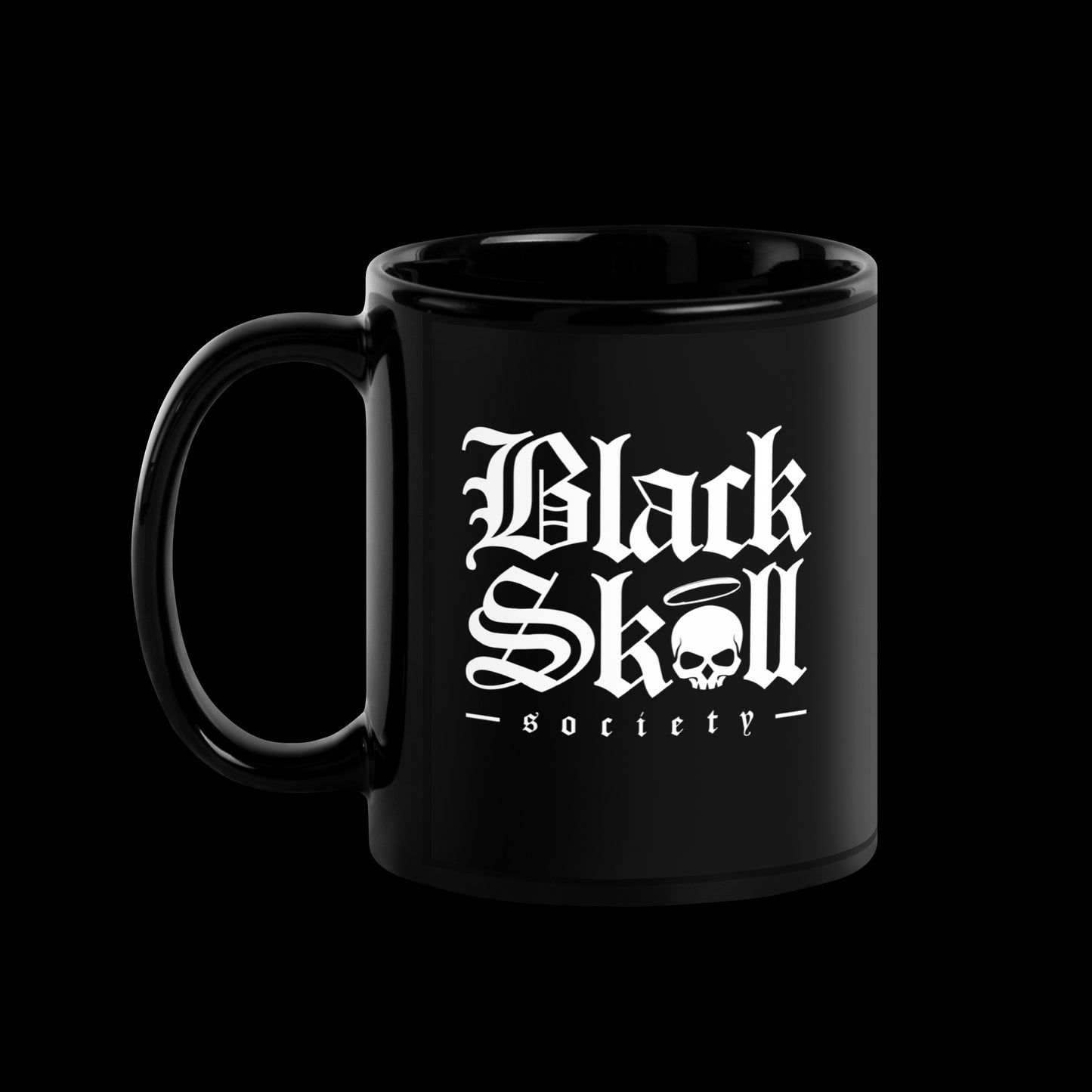 Black Skull Mug