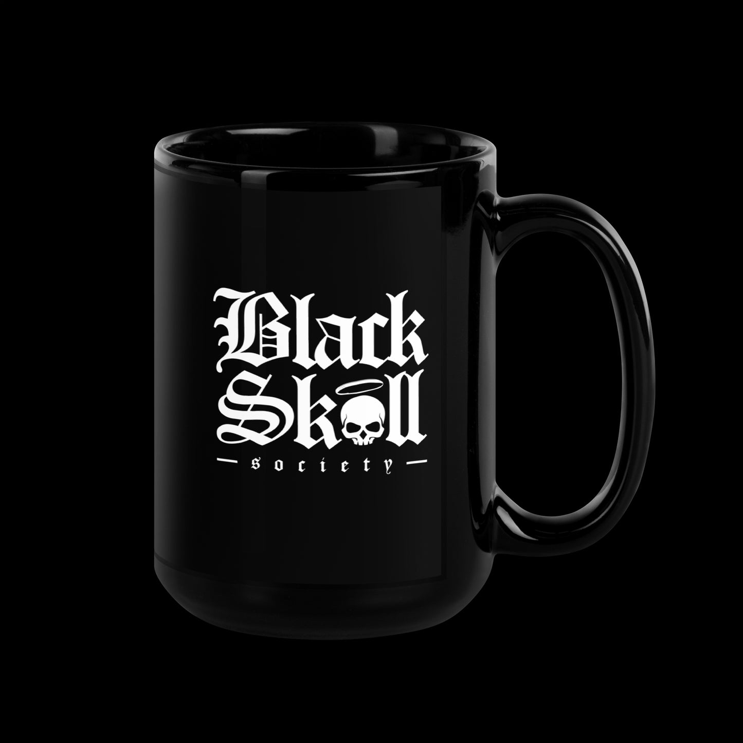 Black Skull Mug