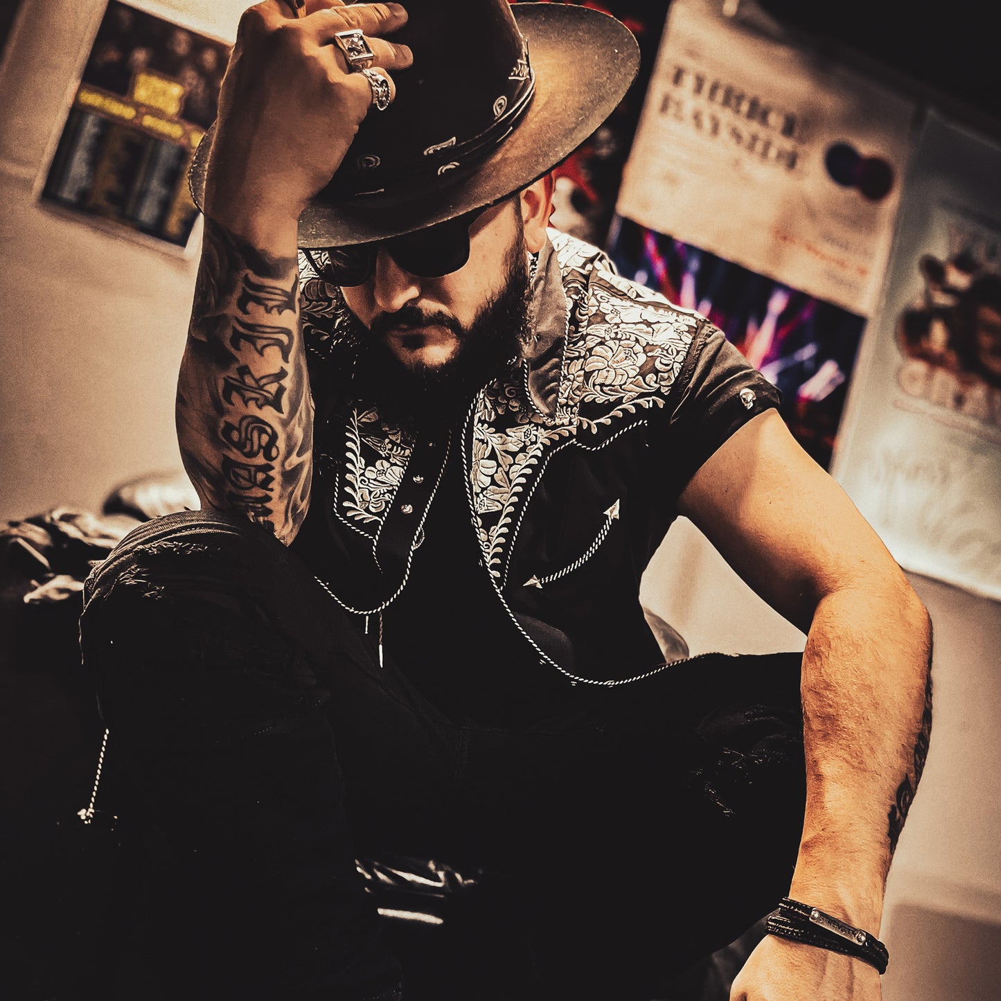 Silver Cowboy Cut by CRUCIFIX