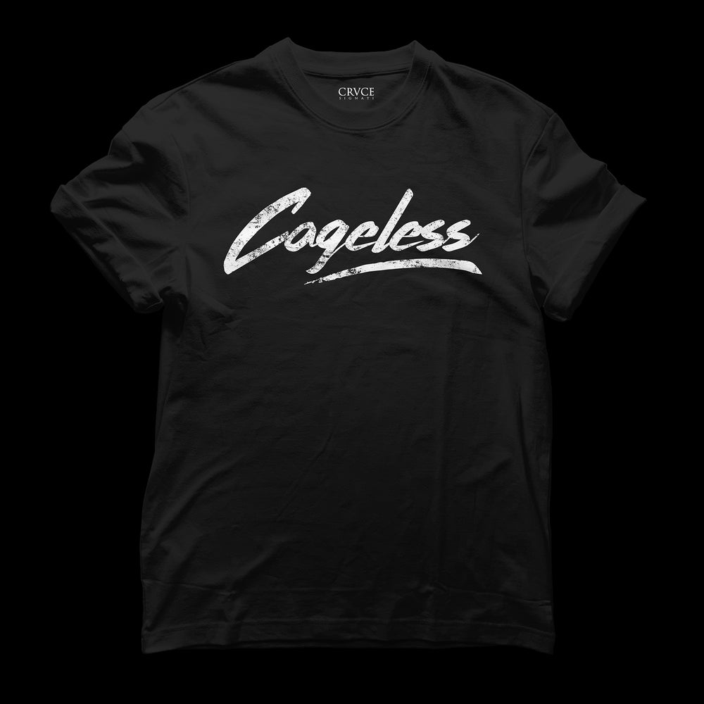 
                      
                        Cageless Tee by CRUCIFIX
                      
                    