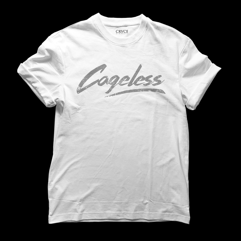 
                      
                        Cageless Fitted Tee
                      
                    