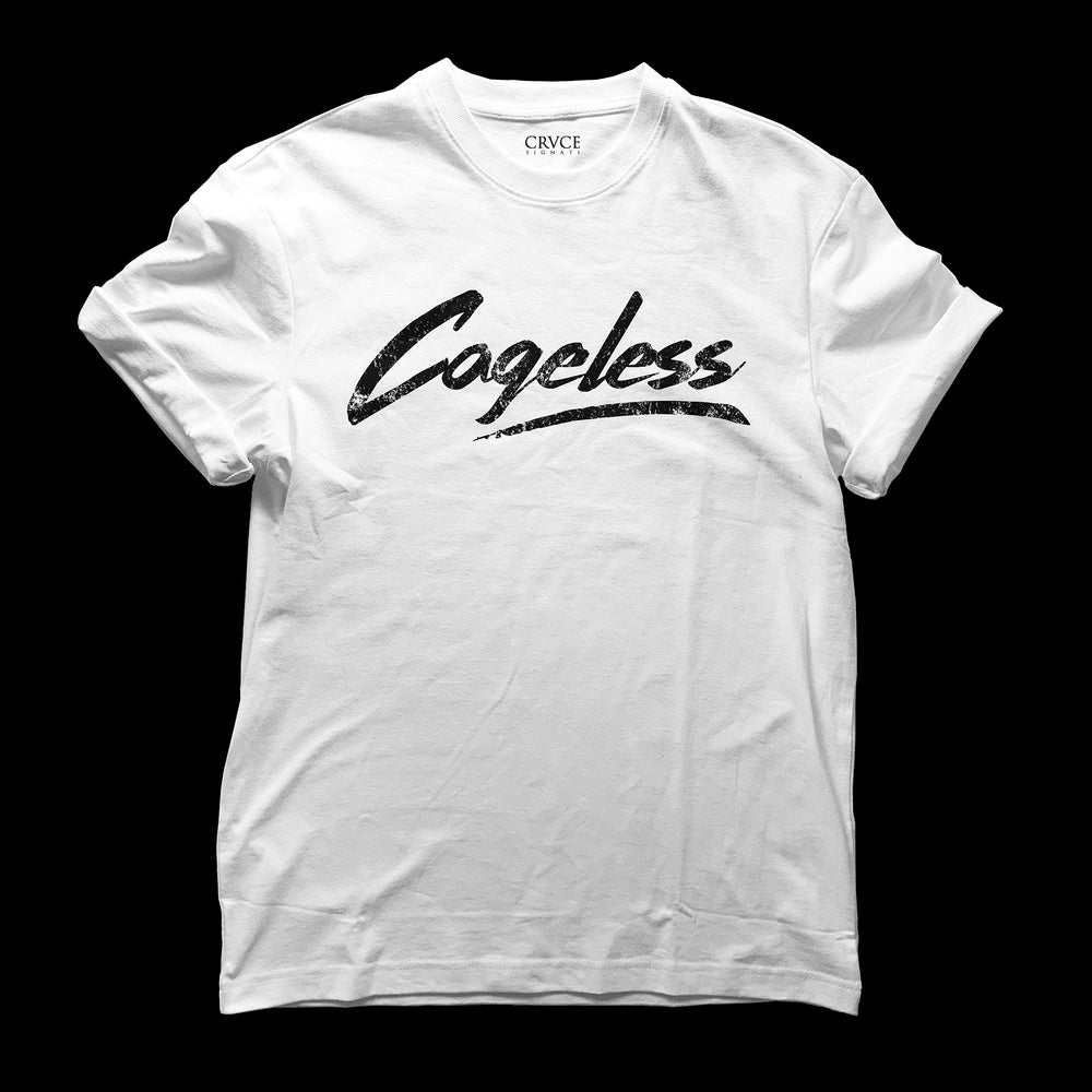 
                      
                        Cageless Fitted Tee
                      
                    