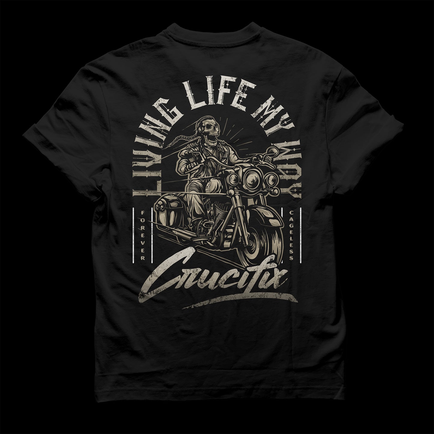 Livin Life Tee by CRUCIFIX