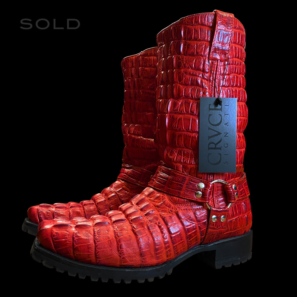 Inferno Croc Boots by CRUCIFIX