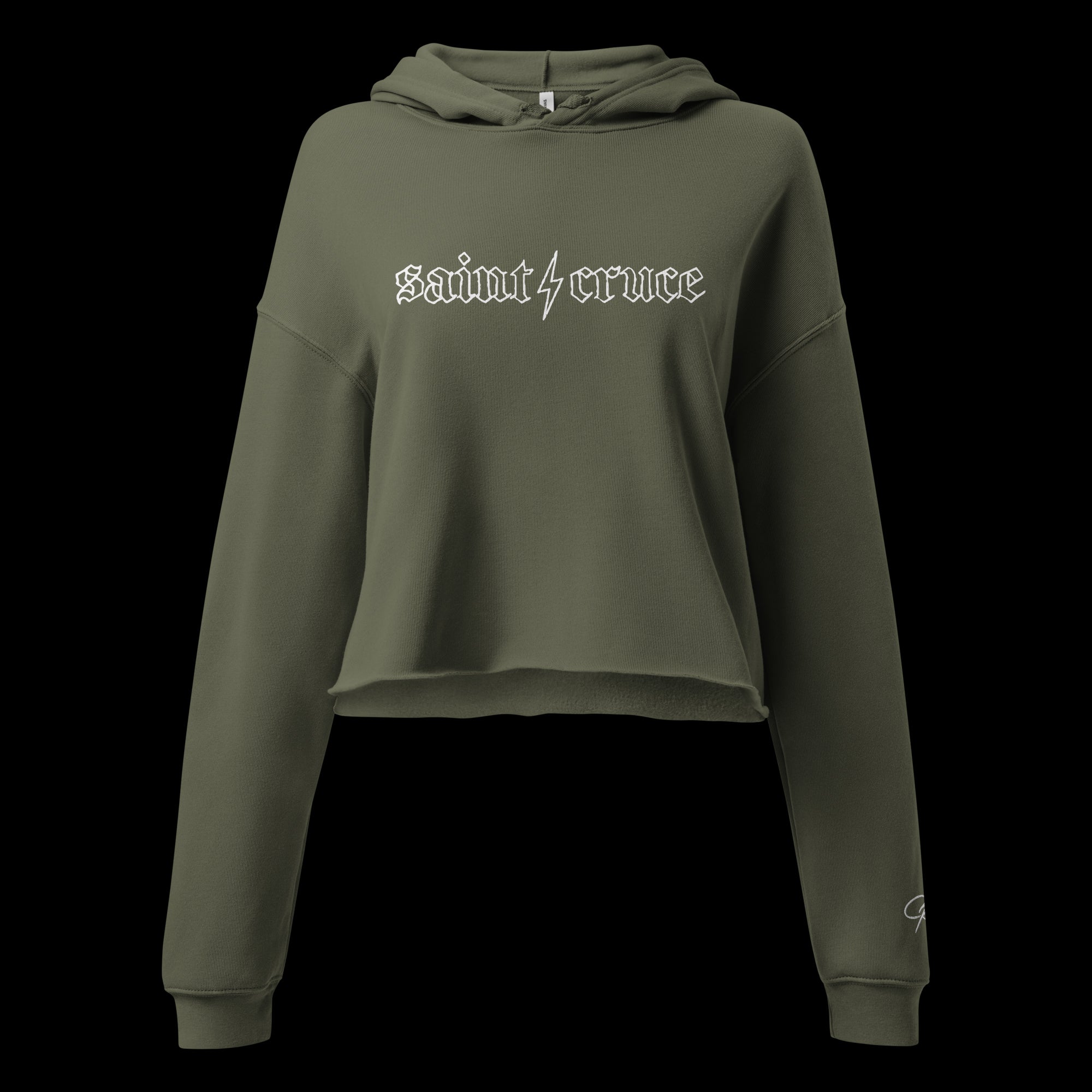 【SATUR】25SS/人気 ★ Apero Pocket Crop Hoodie ★ 4 COLOR Women's Wild Flower Cropped Hoodie (Two Color Options) [XL