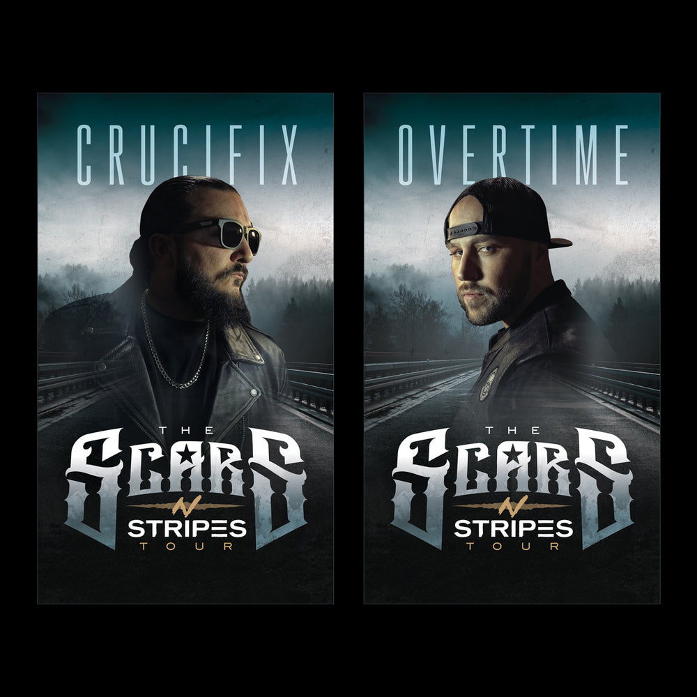 
                      
                        Scars N Stripes Stage Banners by CRUCIFIX
                      
                    