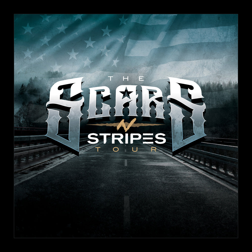 Scars N Stripes Stage Banners by CRUCIFIX