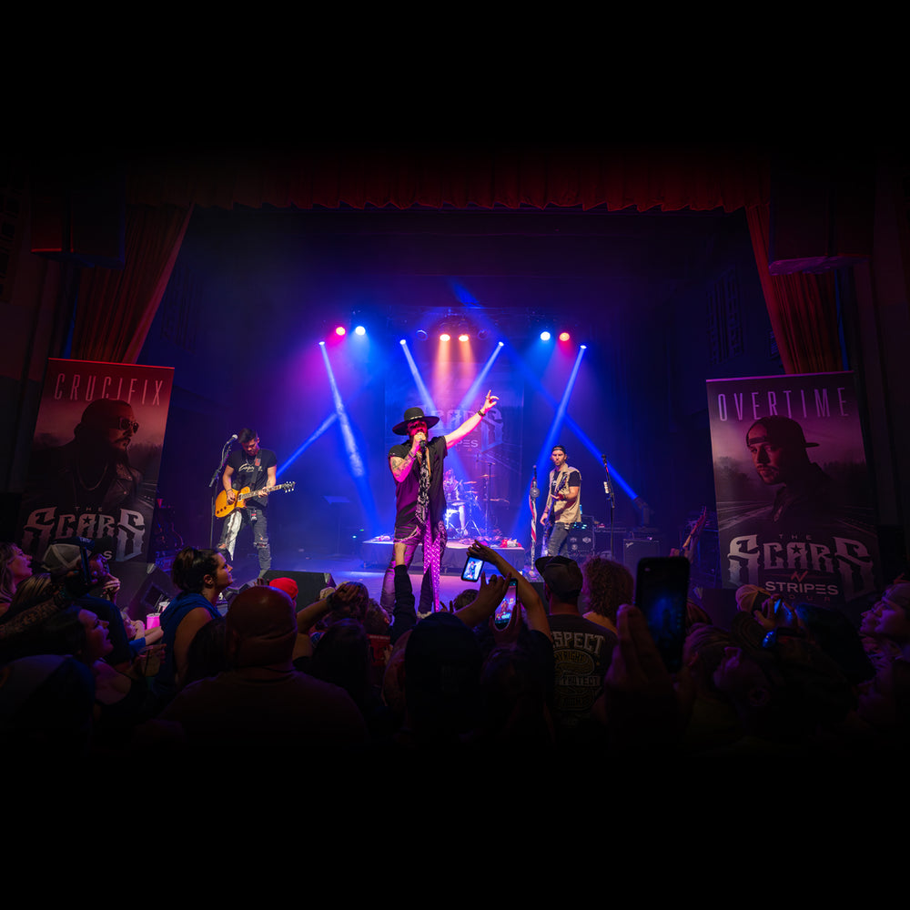 
                      
                        Scars N Stripes Stage Banners by CRUCIFIX
                      
                    