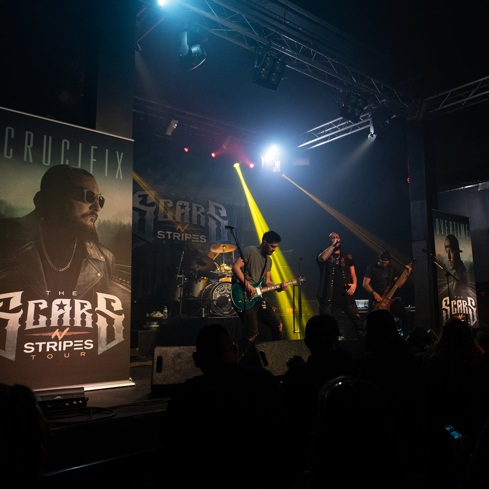 
                      
                        Scars N Stripes Stage Banners by CRUCIFIX
                      
                    