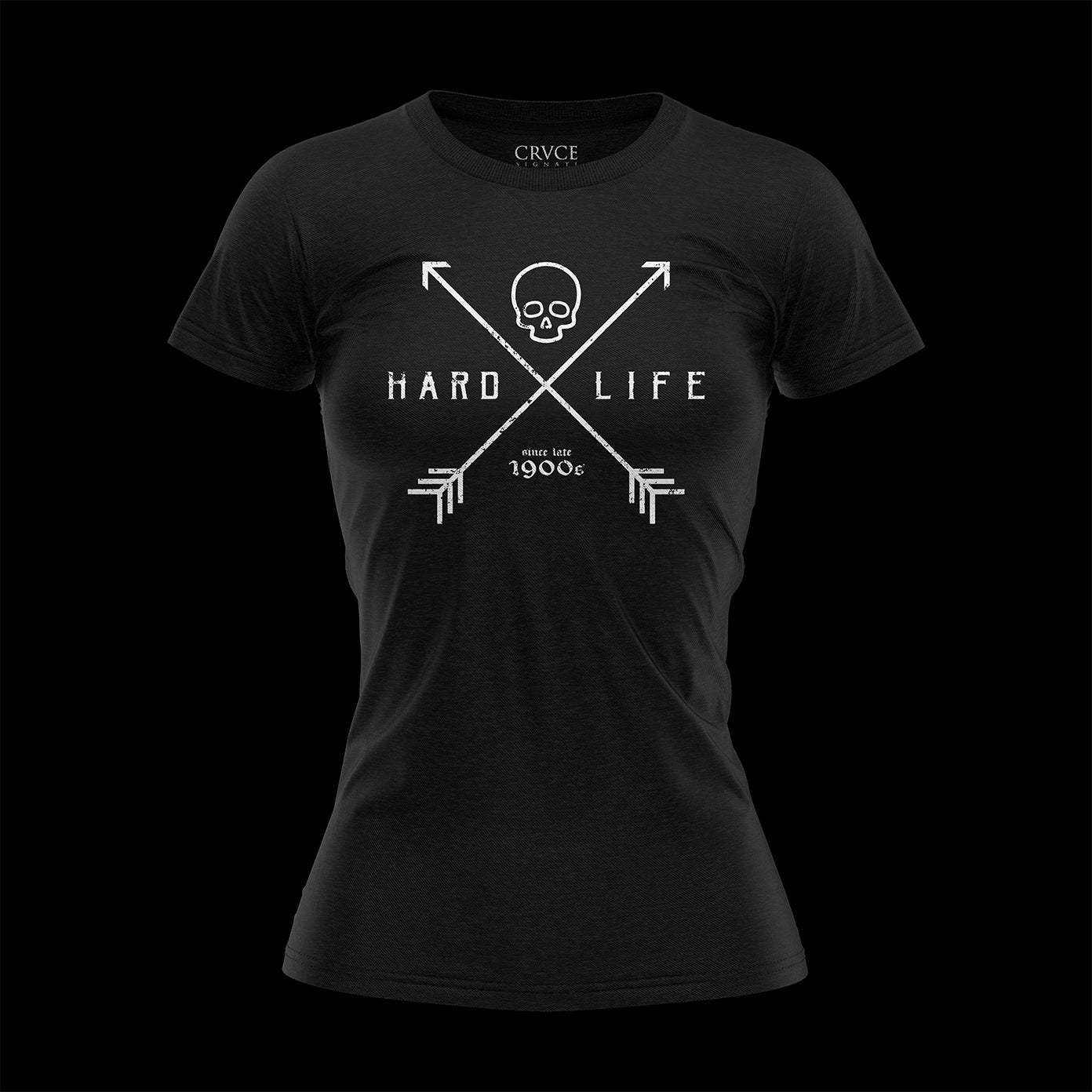 Hard Life Angel Tee by CRUCIFIX