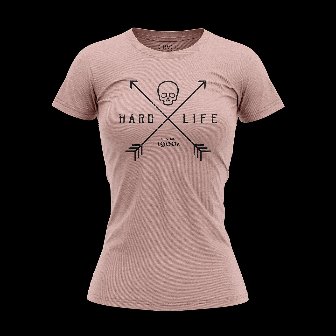 Hard Life Angel Tee by CRUCIFIX